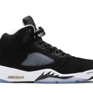Jordan 5 Retro Moonlight - Stylish Retro Basketball Sneakers - Black