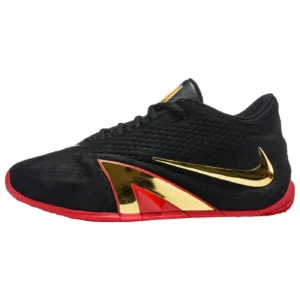 Ja 4 Lightweight Basketball Sneakers - Black / Metallic Gold / Fire Red