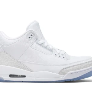 Jordan 3 Retro Pure Money - Sleek Retro Basketball Sneakers - White