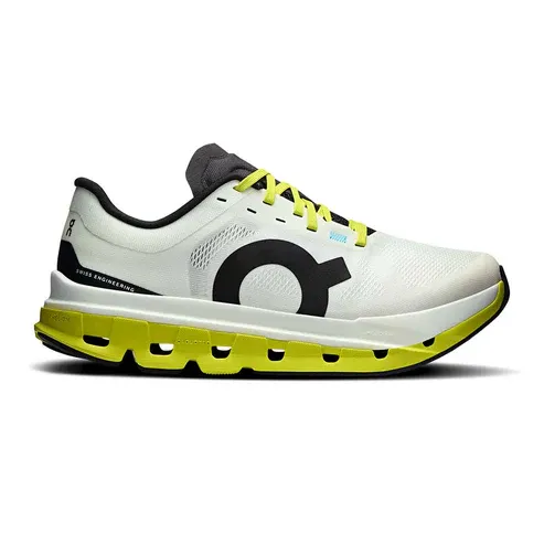Cloudflow 5 Running Shoe – Lightweight Responsive Road Runner - White/Yellow