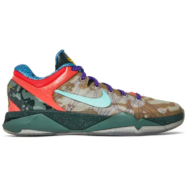 Zoom Kobe 7 System "What The Kobe" – Elite Performance Basketball Shoe - Bamboo/Tropical Twist-Hasta-Seaweed