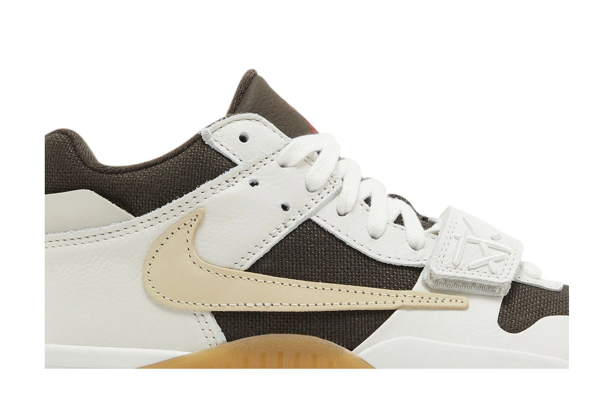 Travis Scott x Jordan Jumpman Jack TR 'Sail' – Men's Sneakers - Sail / Black / Muslin / Gum