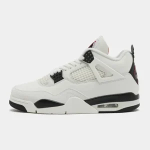 Air Jordan 4 Retro "Flight Club" - Classic Heritage Mid-Top Performance Model - White/Black