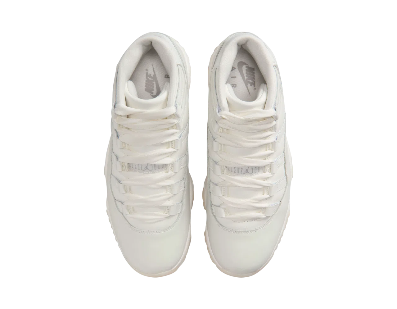 Air Jordan 11 Retro "Pearl" - Premium Iridescent High-Cut Lifestyle Model - Sail/Pearl Grey