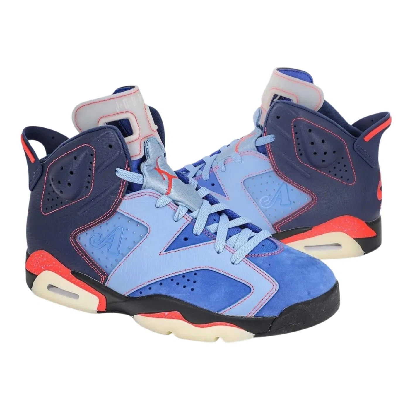 Air Jordan 6 x Awake NY Mid Top Basketball Sneakers - Midnight Navy