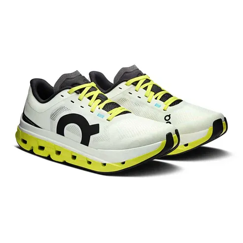 Cloudflow 5 Running Shoe – Lightweight Responsive Road Runner - White/Yellow