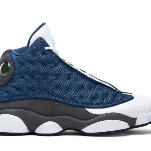 Jordan 13 Retro Flint - Classic Retro Basketball Sneakers - Blue / White