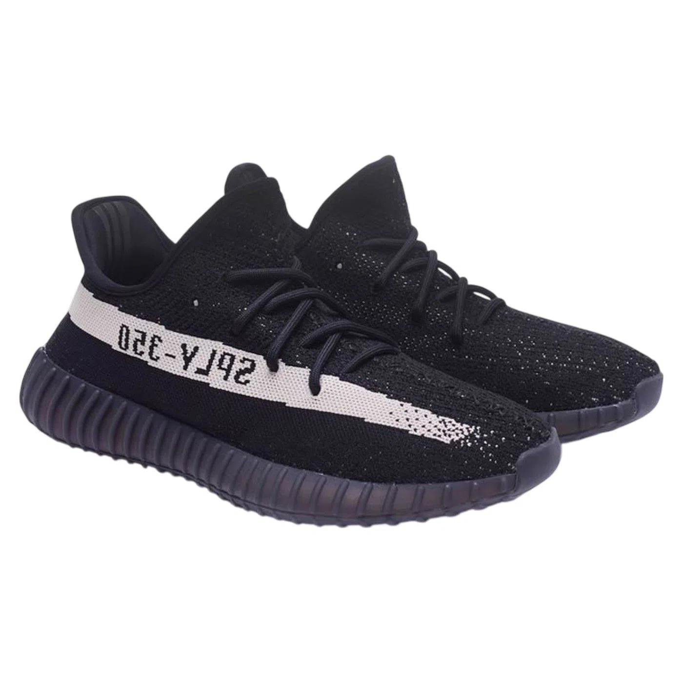 Boost 350 V2 Low Top Lifestyle Running Sneakers - Core Black/White