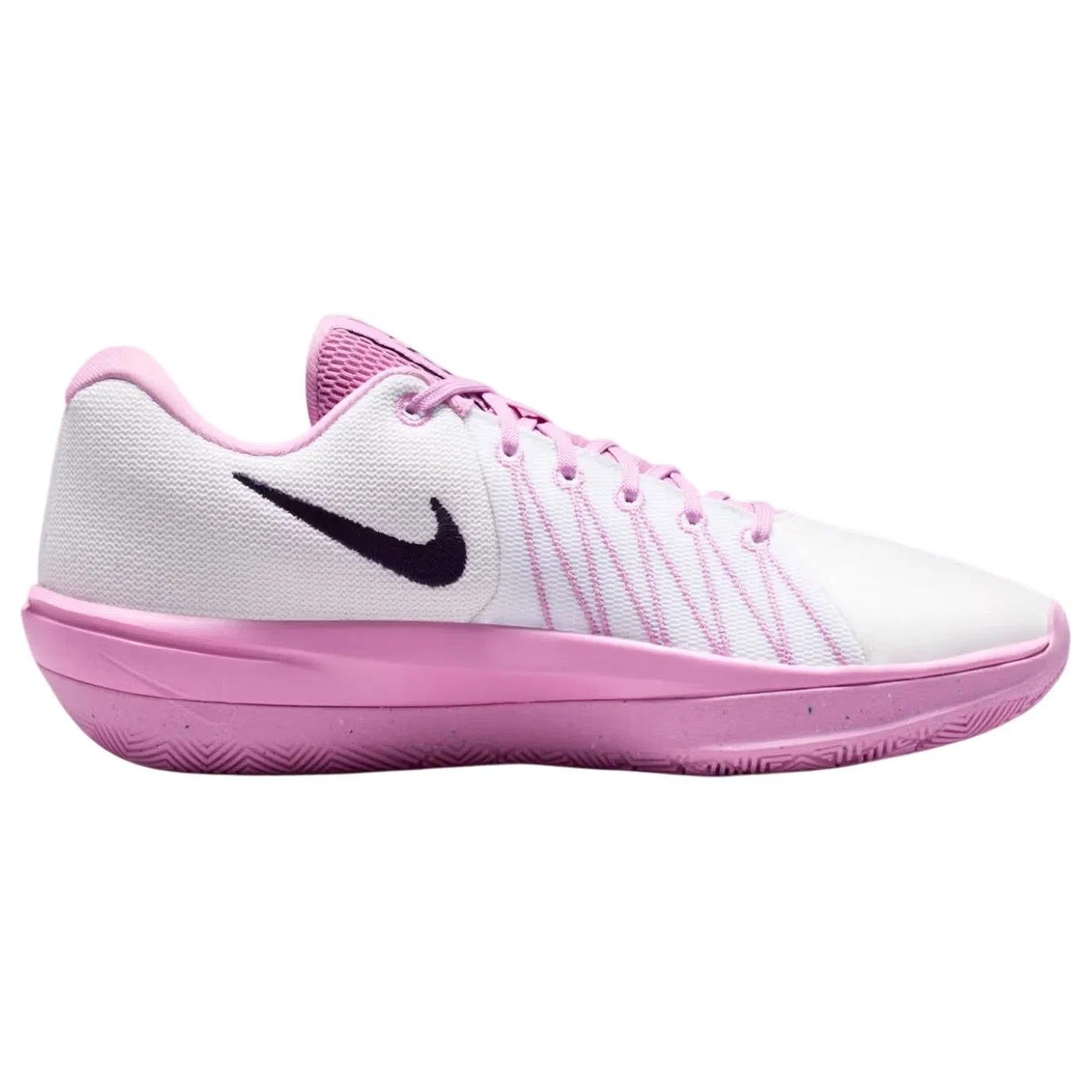 Air Zoom G.T. Cut Academy 2 Lightweight Basketball Sneakers - White / Purple Dynasty / Light Magenta