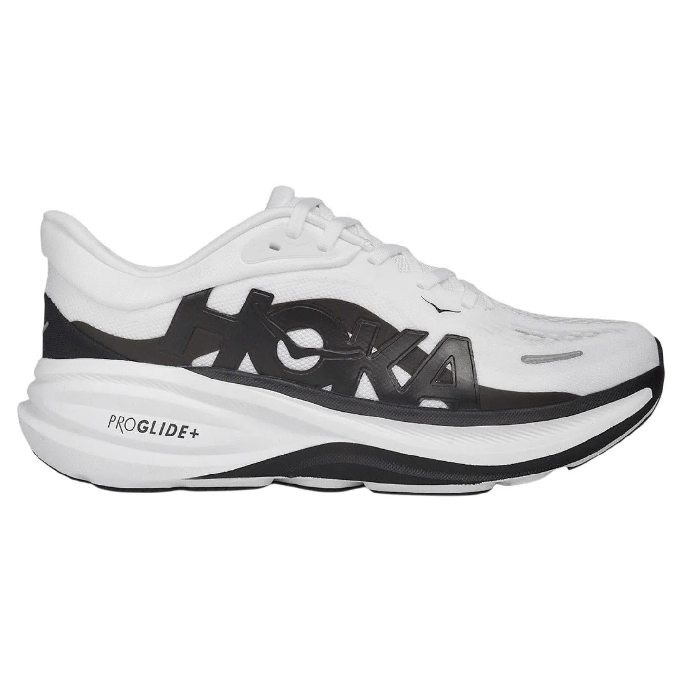 Clifton Pro Lightweight Road Running Shoes - White / Black