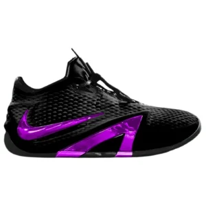 Ja 4 Lightweight Basketball Sneakers - Black / Metallic Chrome Purple