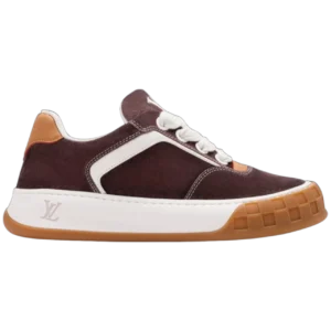 Tilted Sneaker - Dark Brown/White