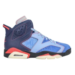 Air Jordan 6 x Awake NY Mid Top Basketball Sneakers - Midnight Navy