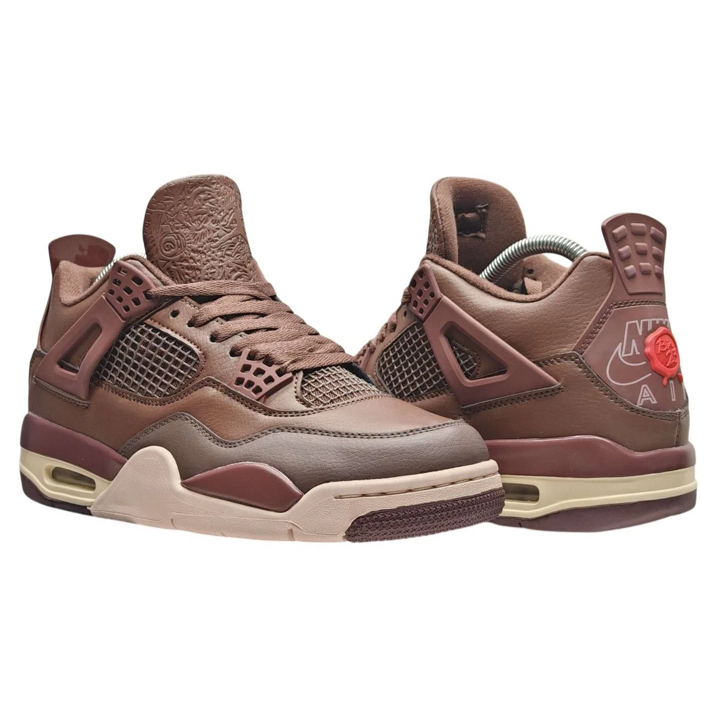 Air Jordan 4 Bin 23 IQ5497-200 Mid Top Sneakers Model - Fauna Brown/Muslin
