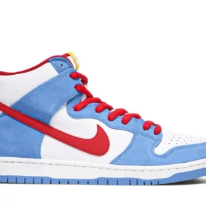 SB Dunk High 'Doraemon' – Limited Edition Skateboarding Sneakers - Blue / White