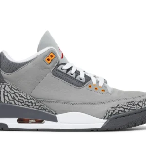 Jordan 3 Retro Cool Grey - Sleek Retro Basketball Sneakers - Grey Camo / Dark Grey / White