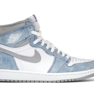 Jordan 1 Retro High Hyper Royal - Classic High Top Basketball Sneakers - Blue / White