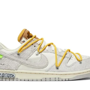 Dunk Low 'Off White' Lot 39 - Exclusive Low Top Sneakers - White / Metallic Gold