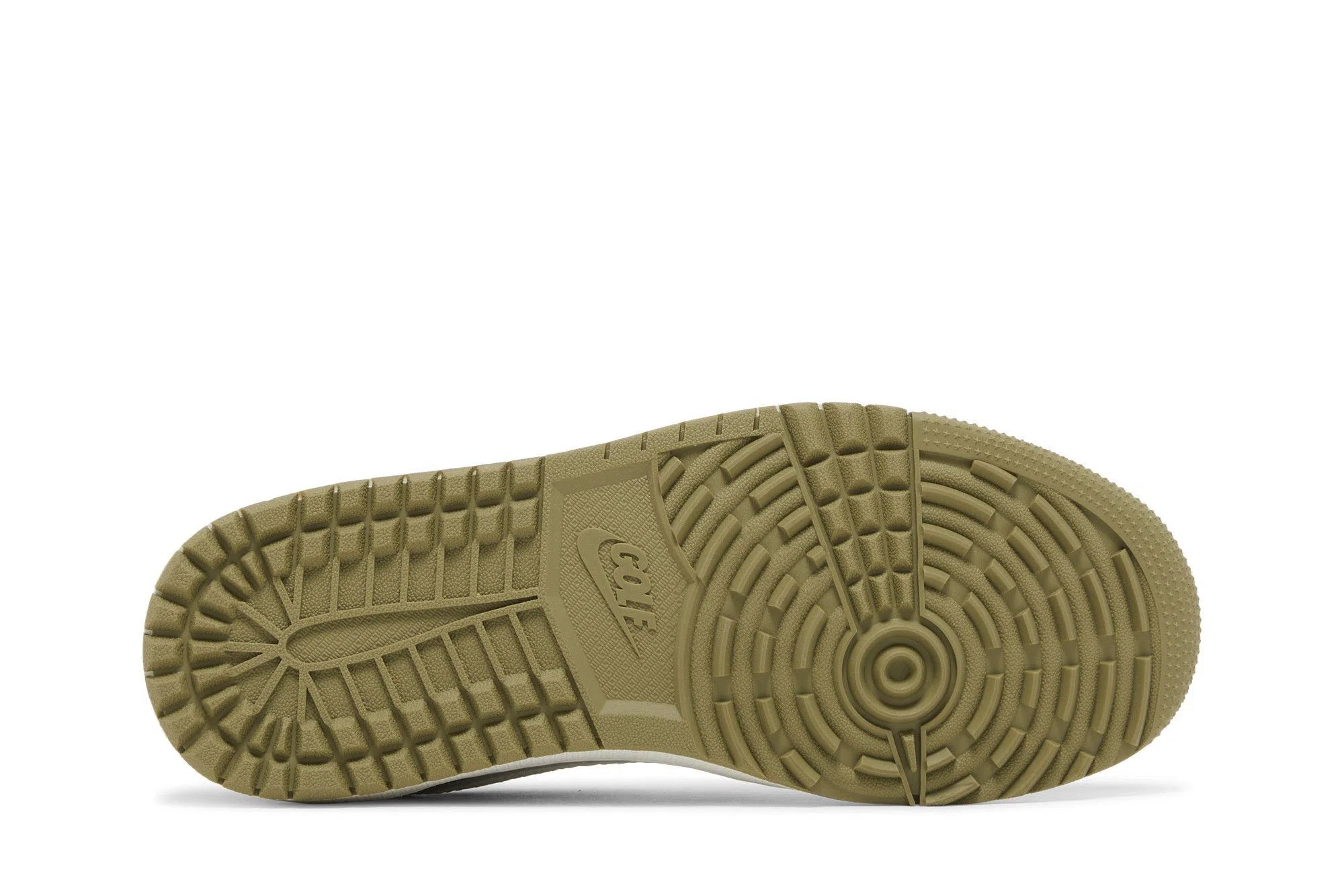 Air Jordan 1 Low Golf x Travis Scott 'Neutral Olive' – Men's Golf Shoes - Neutral Olive / Black / Sail / Light Lemon Twist