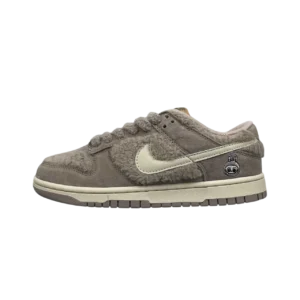 True Label Dunk Low Casual Skate Shoe – Classic Low-Top Lifestyle Sneaker - Taupe Grey