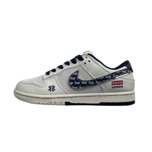 SB Dunk Low – Exclusive Limited Skate Sneaker - Sail/Navy Blue