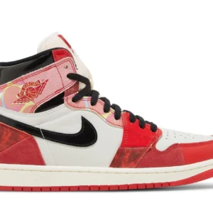 Jordan 1 High OG Spider-Man Across the Spider-Verse - Limited Edition Sneakers - Red / Black / White