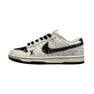 Dunk Low Custom Casual Sneaker – Low Cut Street Style Everyday Comfort - Black/Sail