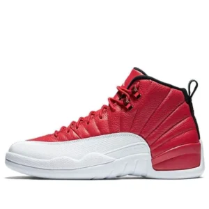Air Jordan 12 Retro "Gym Red" - Premium Heritage High-Top Performance Model - Gym Red/White