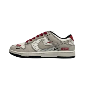 SB Dunk Low Casual Skate Shoes – Low Cut Street Style Everyday Comfort - Gray/Sail