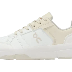 THE ROGER Clubhouse 3 Low-Top Sneaker – Lightweight Performance Casual Shoe - White/Ivory