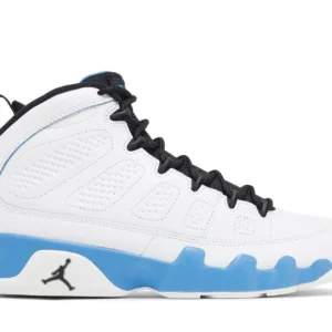 Air Jordan 9 Retro 'Powder Blue' – Men's Sneakers - White / Black / University Blue