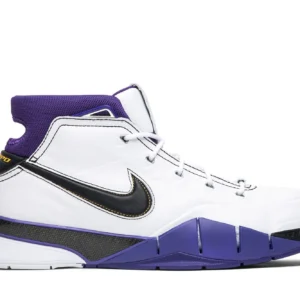 Kobe 1 Protro 81 Pt Game - Iconic Basketball Sneakers - White / Purple / Black