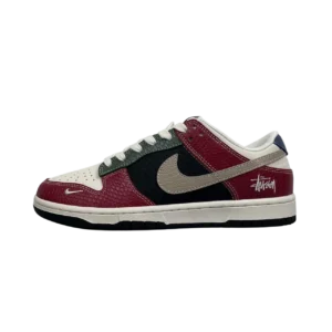 SB Dunk Low "Cherry" Sneaker – Low Cut Street Style Everyday Comfort - Deep Red/Black