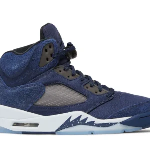 Air Jordan 5 Retro SE "Georgetown" – Men's Sneakers - Midnight Navy / Black / Football Grey