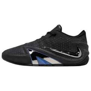 Ja 4 Lightweight Basketball Sneakers - Black / Metallic Silver / Cobalt Bliss