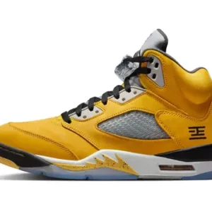 Air Jordan 5 Retro T23 "Tokyo" Yellow - Premium Limited-Edition Heritage High-Top Model - Yellow