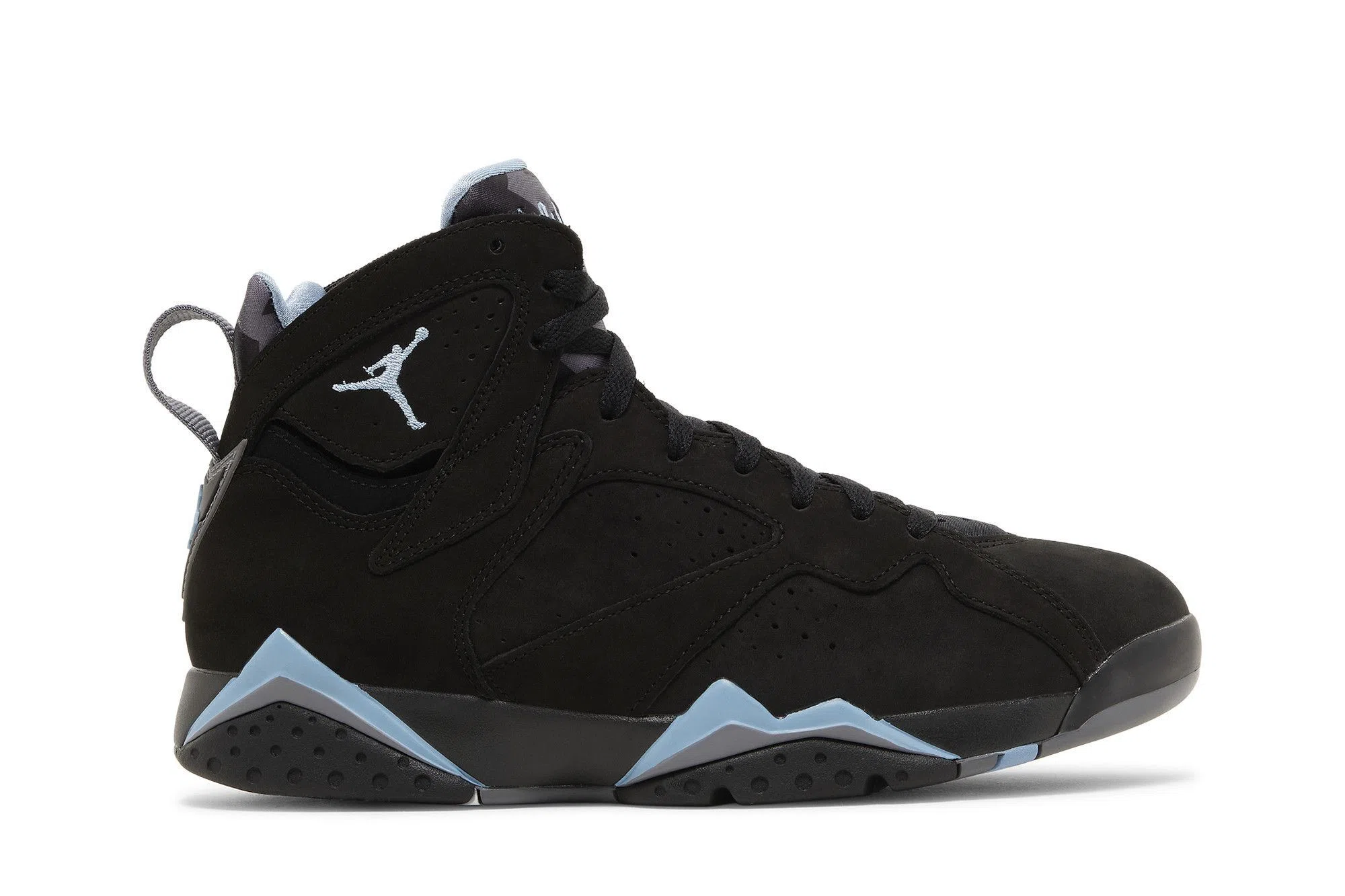 Air Jordan 7 Retro "Chambray" – Men's Sneakers - Black / Chambray / Light Graphite