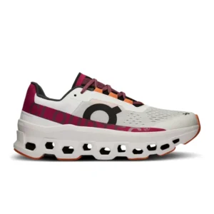 Cloudmonster Running Shoe - Max Cushion High-Energy Daily Training Model - Undyed/White/Aurora
