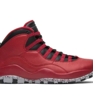Jordan 10 Retro Bulls Over Broadway - Classic Retro Basketball Sneakers - Red / Black / White