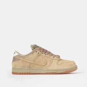 SB Dunk Low Pro B Skate Shoes – Low Cut Street Style Comfort - Beige