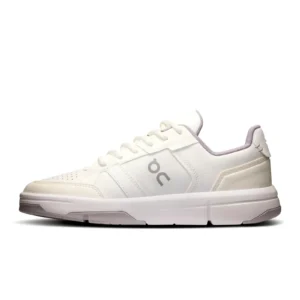 THE ROGER Clubhouse 3 Low-Top Sneaker – Lightweight Performance Casual Shoe - White/Light Purple
