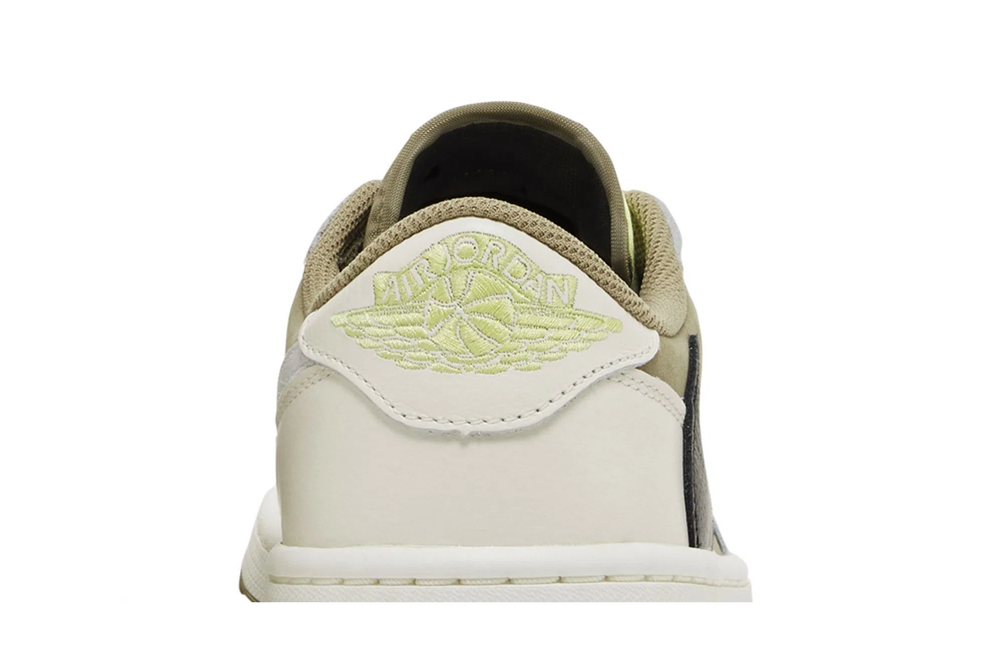 Air Jordan 1 Low Golf x Travis Scott 'Neutral Olive' – Men's Golf Shoes - Neutral Olive / Black / Sail / Light Lemon Twist