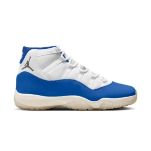 Air Jordan 11 Retro "Sport Royal" - Premium High-Cut Heritage Lifestyle Model - Sail/Sport Royal