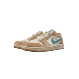 Air Jordan 1 Low “White/Tea Green” Sneaker | DC0774-130 - White Cream