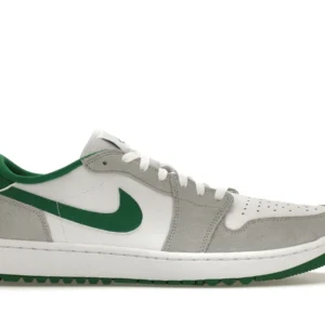 Air Jordan 1 Low Golf "Pine Green" – Men's Golf Shoes - White / Pine Green / Black