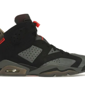 Jordan 6 Retro 'PSG Paris Saint-Germain' - Exclusive Limited Edition Sneakers - Grey Camo / Dark Grey / White