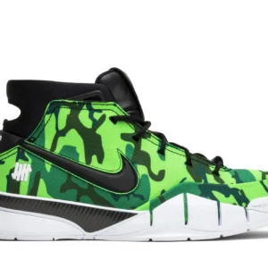 Kobe 1 Protro Undefeated Green Camo – Silver Lake - Limited Edition Basketball Sneakers - Green