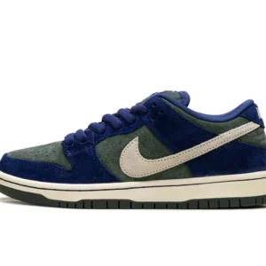SB Dunk Low Pro Shoes – Low Cut Casual Skate Style Sneakers - Deep Royal Blue