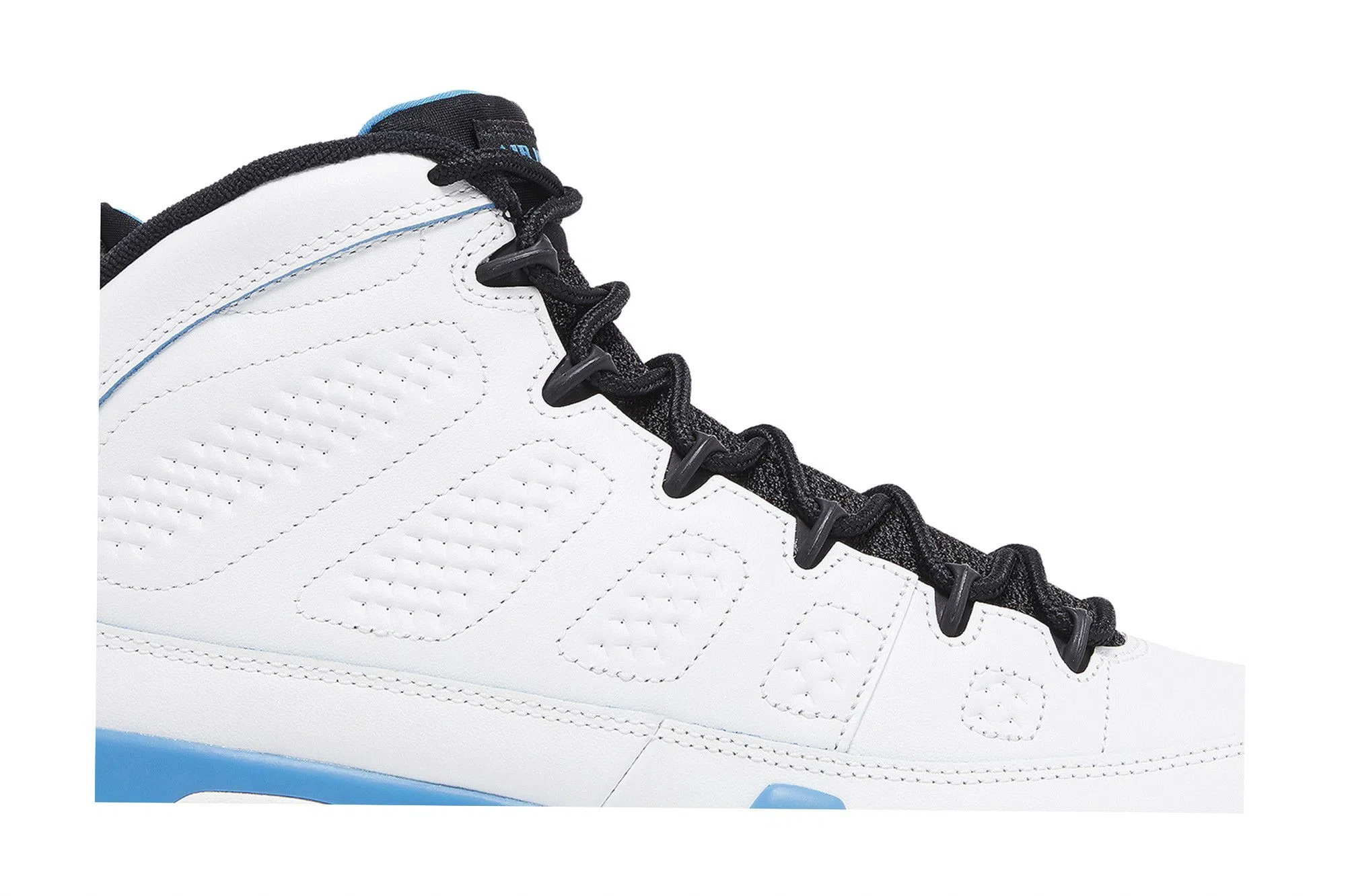 Air Jordan 9 Retro 'Powder Blue' – Men's Sneakers - White / Black / University Blue