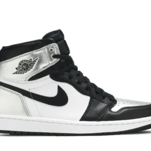 Air Jordan 1 Retro High OG 'Silver Toe' - Women's Shoes - Gray